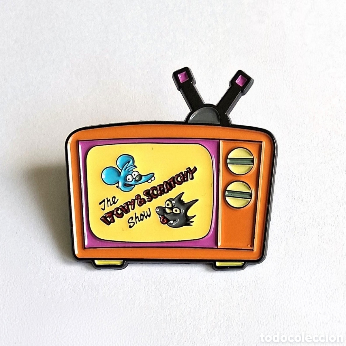 Pins de colecci&oacute;n: Pin &rdquo;The Itchy & Scratchy Show TV&rdquo;.