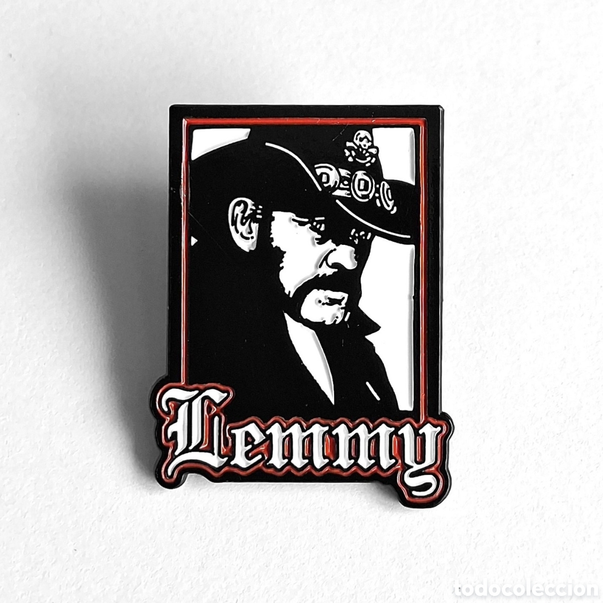 Pins de colecci&oacute;n: Pin retrato &rdquo;Lemmy&rdquo;.