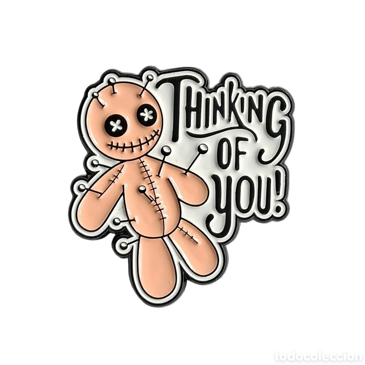 Pins de colecci&oacute;n: Pin &rdquo;Mu&ntilde;eco Voodoo&rdquo;.
