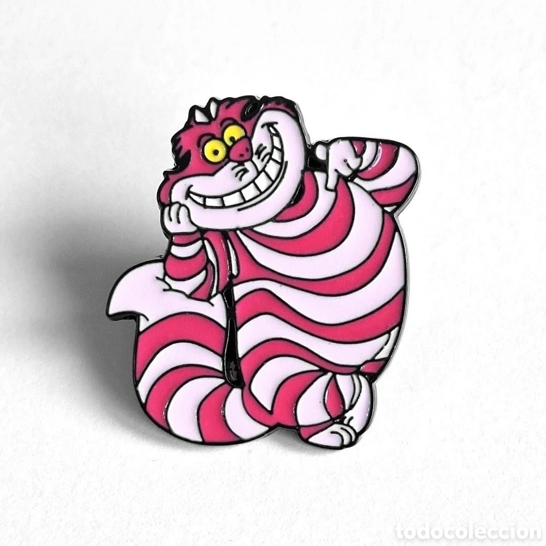 Pins de colecci&oacute;n: Pin &rdquo;Gato de Cheshire&rdquo;.