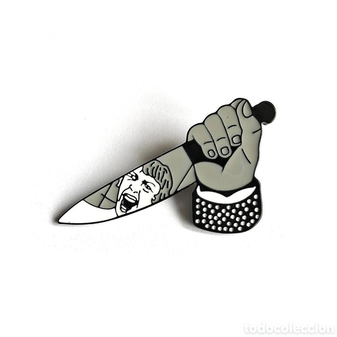 Pins de colecci&oacute;n: Pin grande &rdquo;Psicosis&rdquo;.