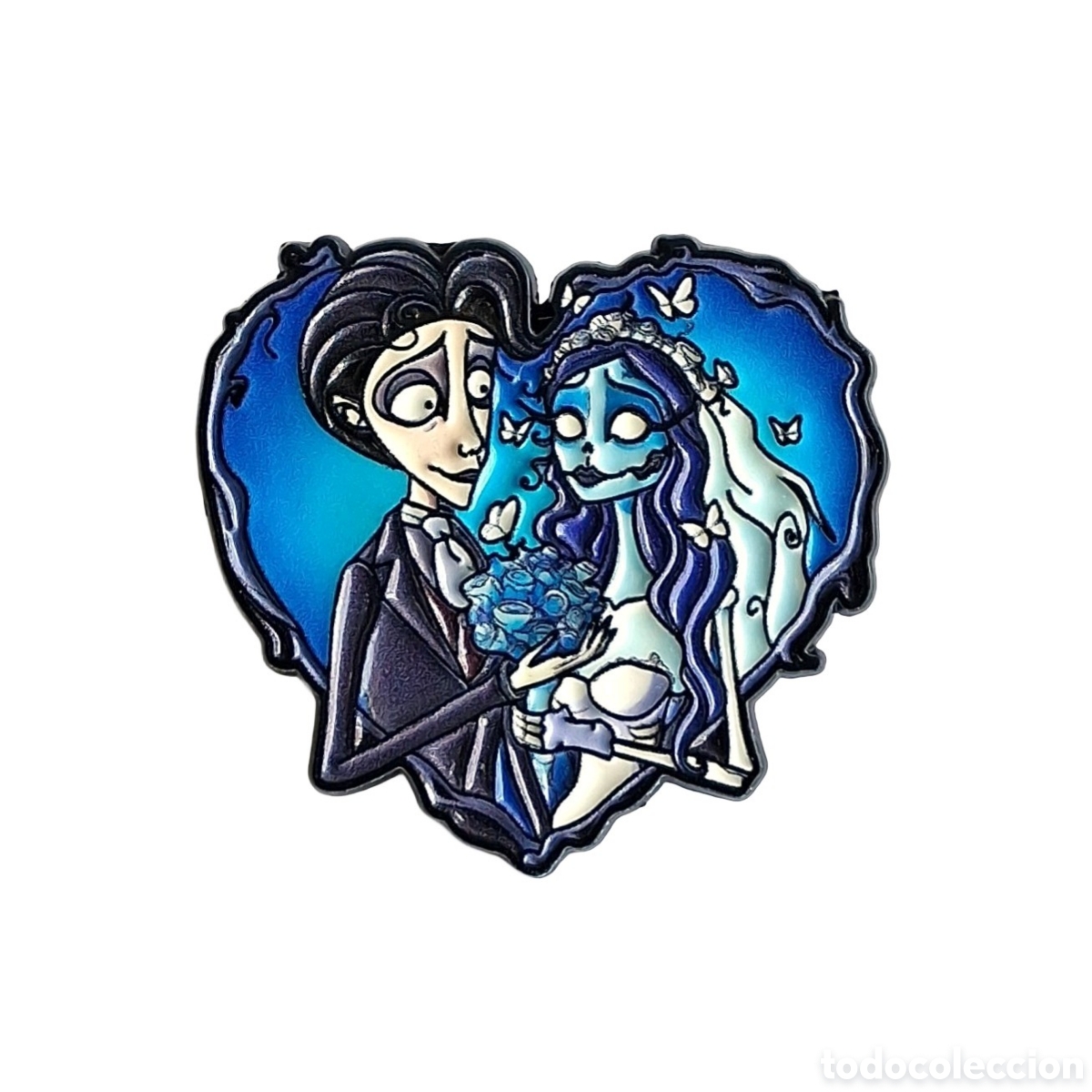 Pins de colecci&oacute;n: Pin coraz&oacute;n &rdquo;La Novia Cad&aacute;ver&rdquo;.