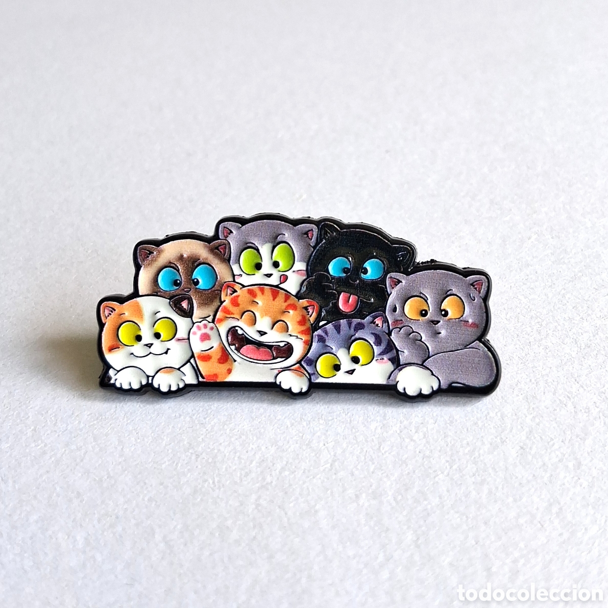 Pins de colecci&oacute;n: Pin met&aacute;lico &rdquo;Gatos&rdquo;.