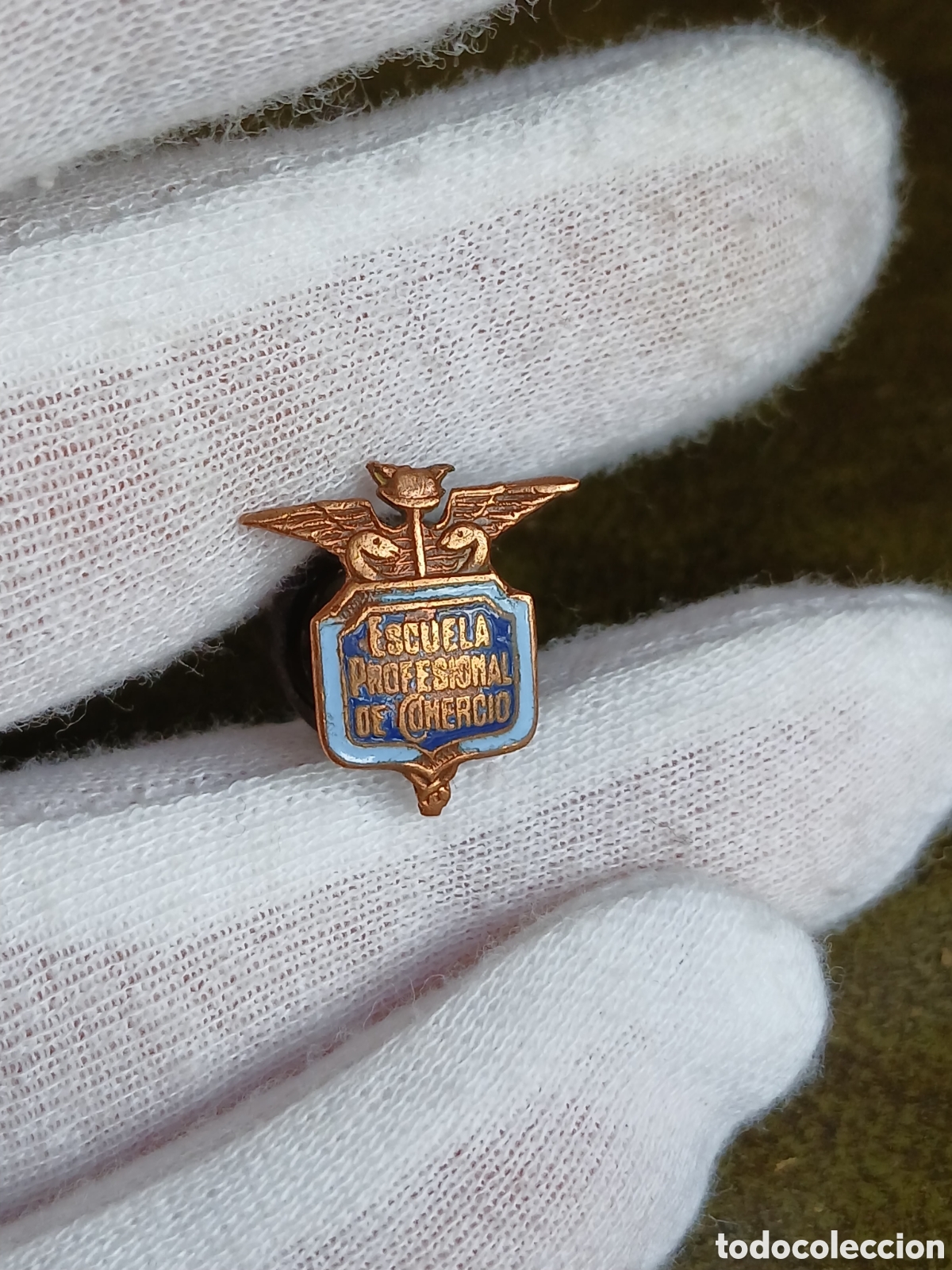 Pins de colecci&oacute;n: L218Pi16.Cuba Pin Escuela Profesional de Comercio