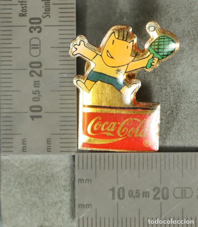 Pins de colecci&oacute;n: PIN. Pin Cobi Coca-Cola - Juegos Ol&iacute;mpicos Barcelona - Tenis Ping-Pong - Mariscal