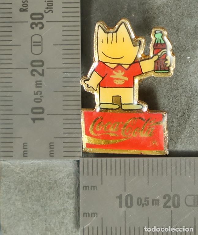 Pins de colecci&oacute;n: PIN. Barcelona - Cobi - Coca Cola