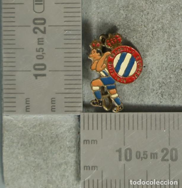 Pins de colecci&oacute;n: PIN. RCD Espanyol - Mascota Escudo Forofito