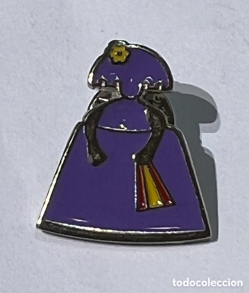 Pins de colecci&oacute;n: Pin. Menina contra la Violencia de G&eacute;nero.