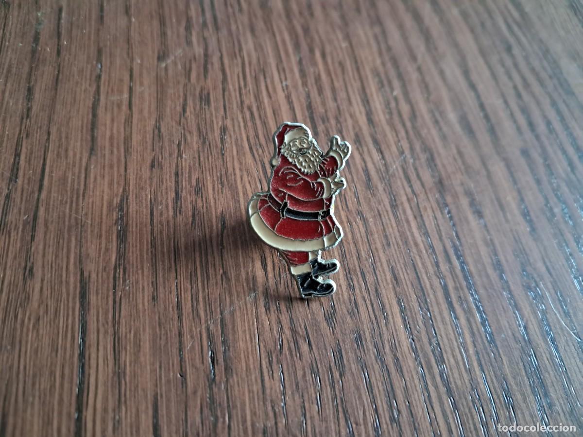 Pins de colecci&oacute;n: pin de metal, navidad, Papa Noel.