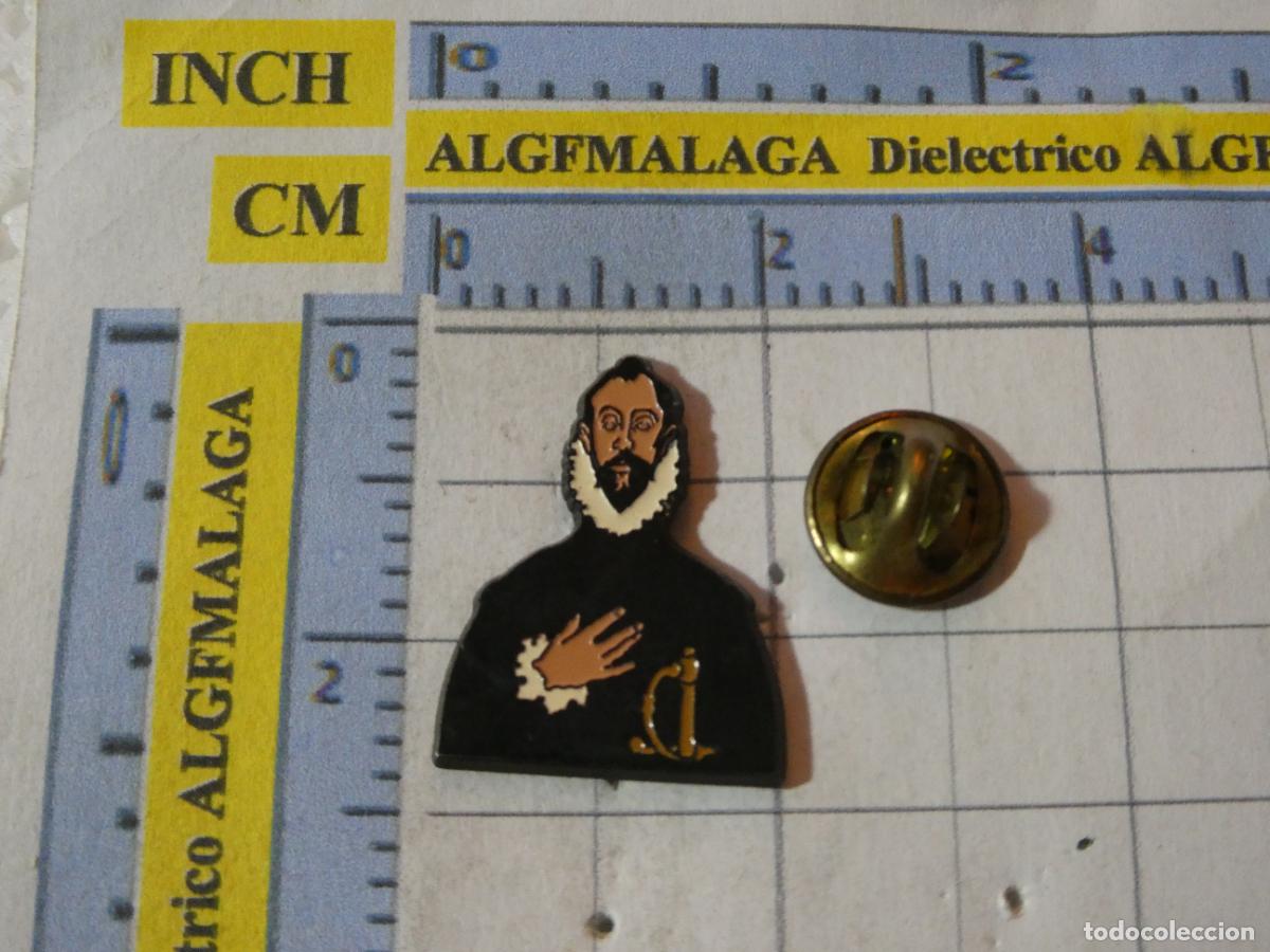 Pins de colecci&oacute;n: PIN DE ARTE TURISMO. TOLEDO. EL GRECO HOMBRE DE LA MANO EN EL PECHO