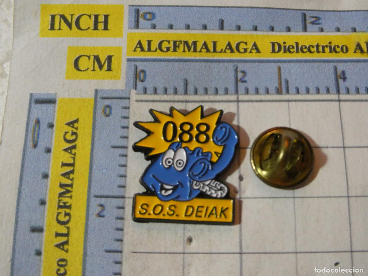 Pins de colecci&oacute;n: PIN PAIS VASCO. 088 SOS DEIAK TEL&Eacute;FONO URGENCIAS