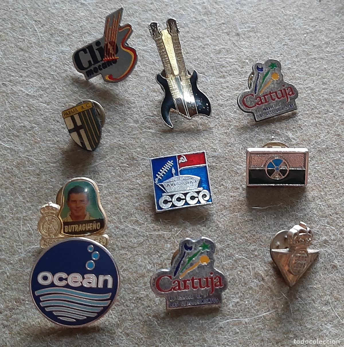 Pins de colecci&oacute;n: LOTE CON NUEVE PINS VARIADOS - NO SE VENDEN SUELTOS