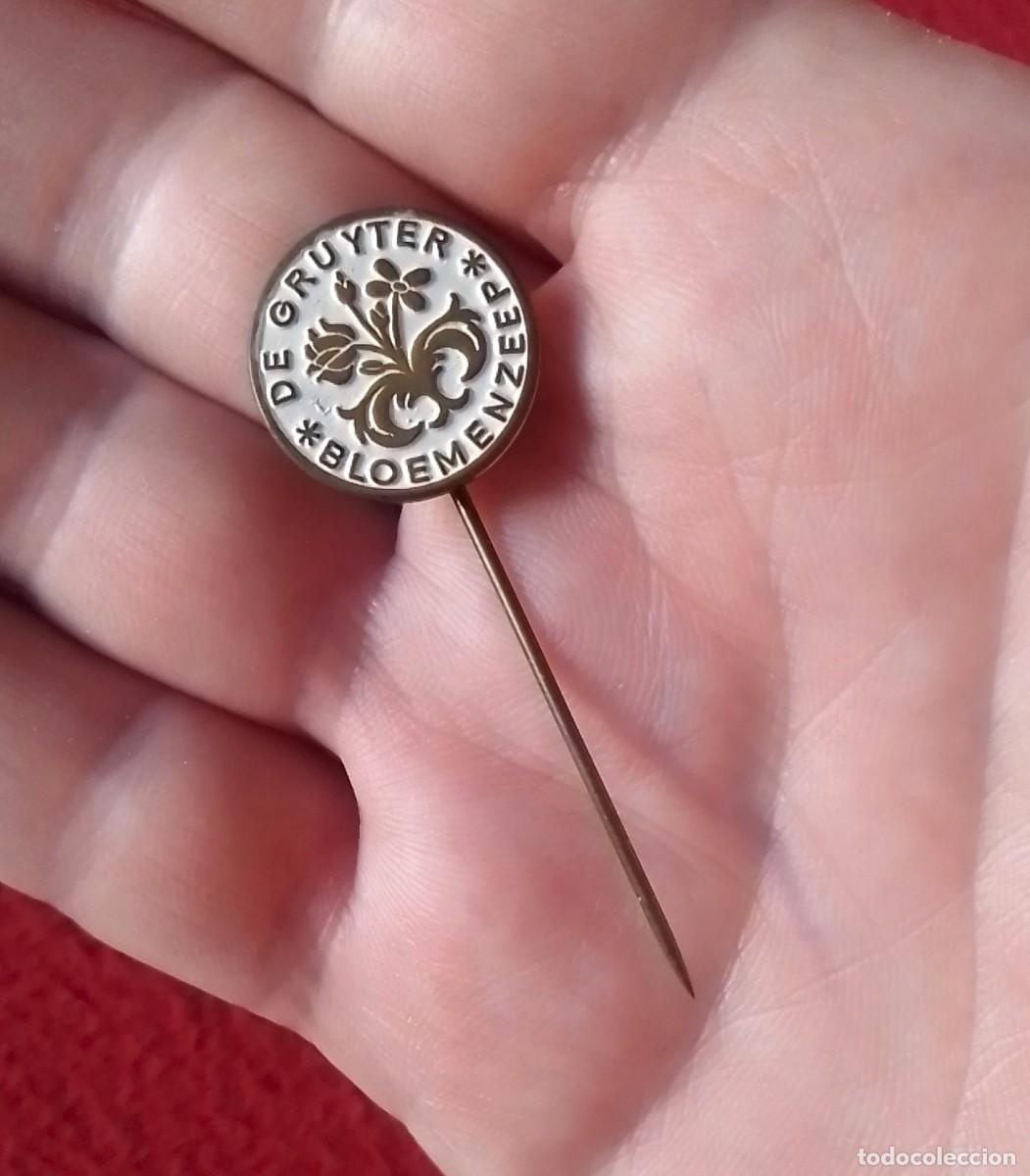 Pins de colecci&oacute;n: PIN DE AGUJA INSIGNIA HOLANDA ? NETHERLANDS ? HOLLANDE ? DE GRUYTER BLOEMENZEEP &iquest; JAB&Oacute;N FLORAL ?...