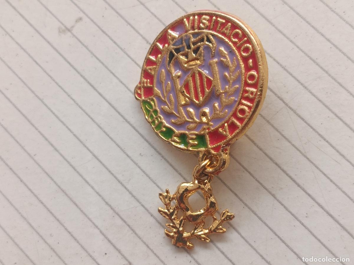 Pins de colecci&oacute;n: Fallas de Valencia. Insignia de la falla Visitacio Oriola