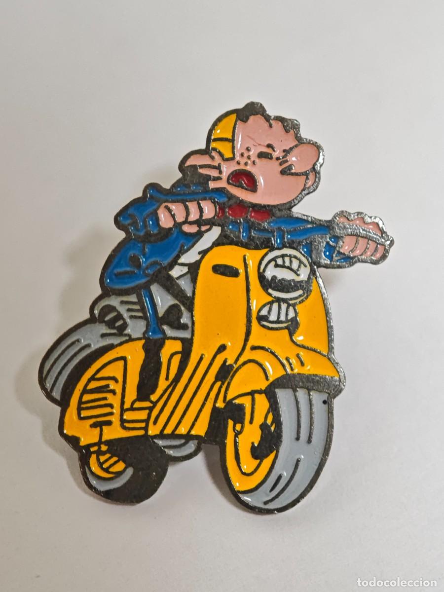 Pins de colecci&oacute;n: PIN SPIROU RARO MOTO VESPA DIBUJOS ANIMADOS C&Oacute;MICS PEL&Iacute;CULA DUPUIS