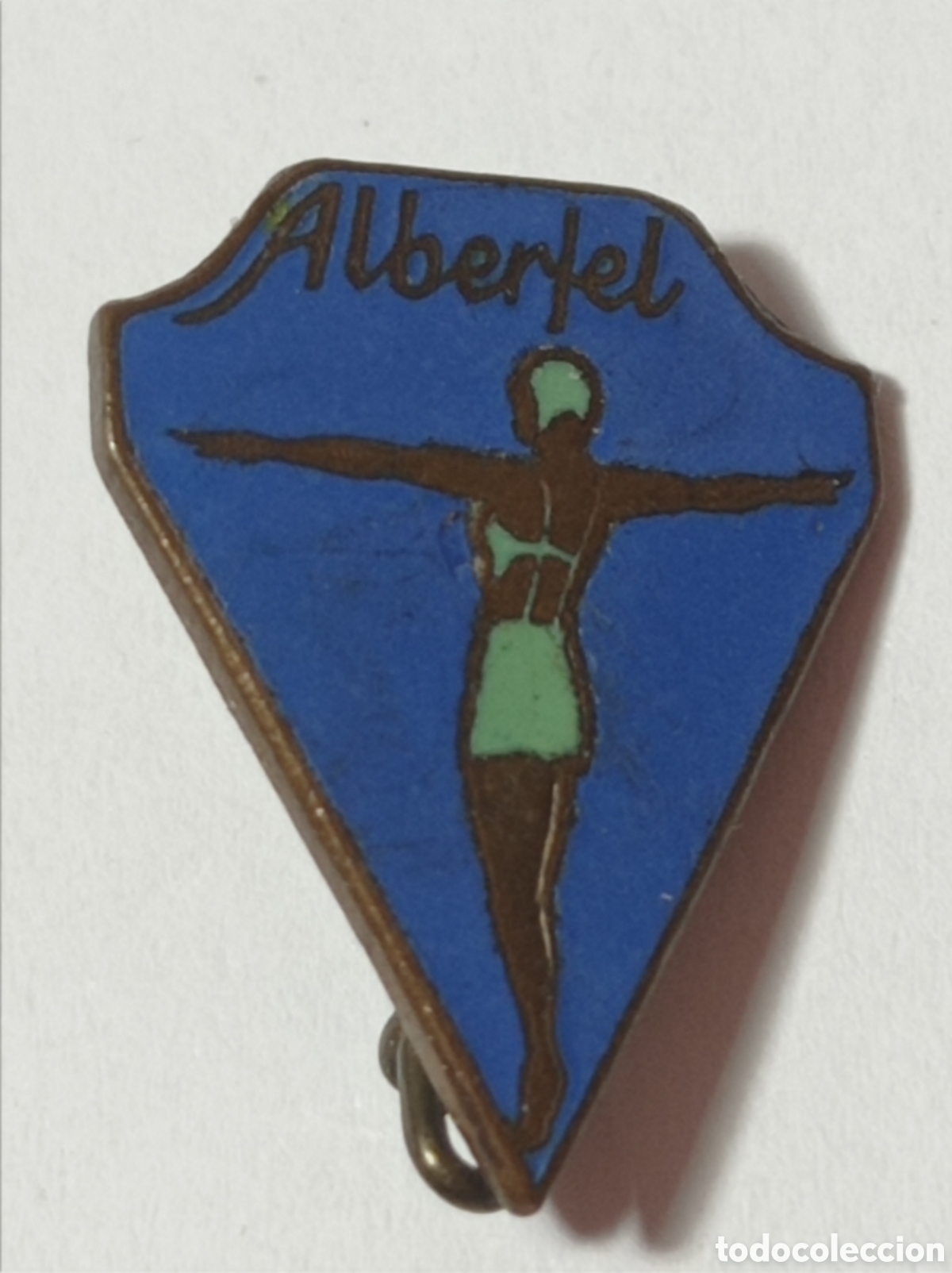 Pins de colecci&oacute;n: ALBERFEL, PIN AGUJA. MARCA ROPA A&Ntilde;OS 1940