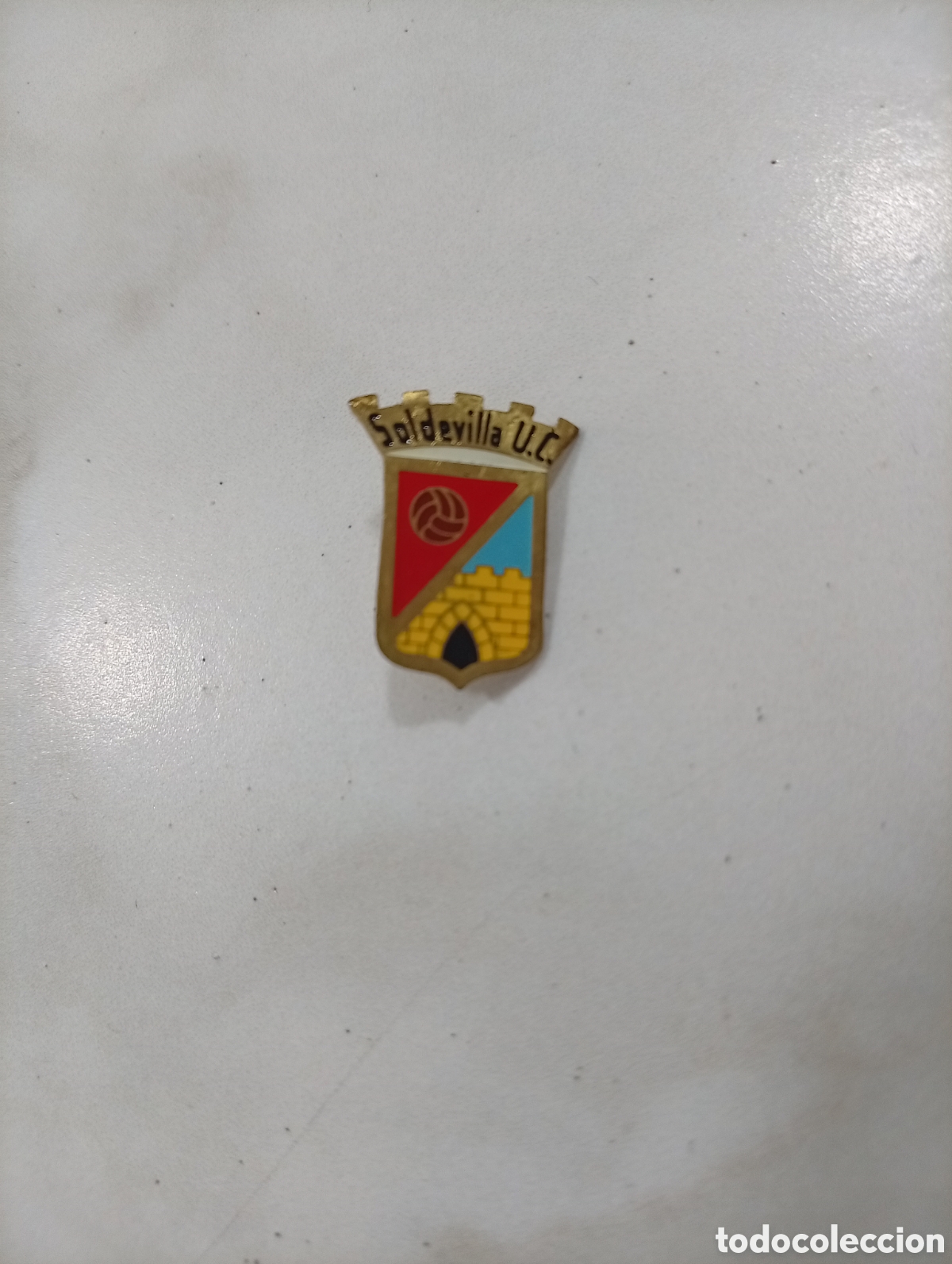 Pins de colecci&oacute;n: Pin imperdible futbol soldevilla