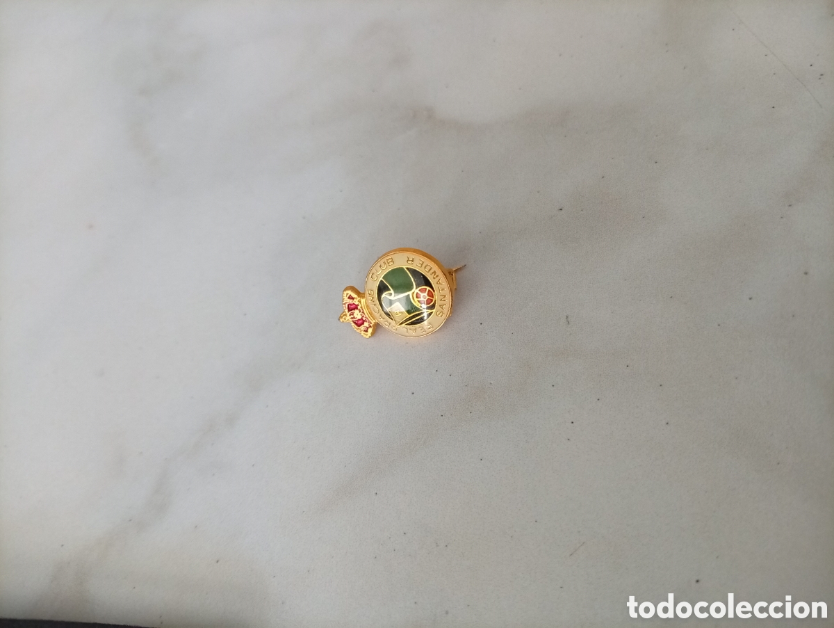Pins de colecci&oacute;n: Pin imperdible futbol Racing de Santander