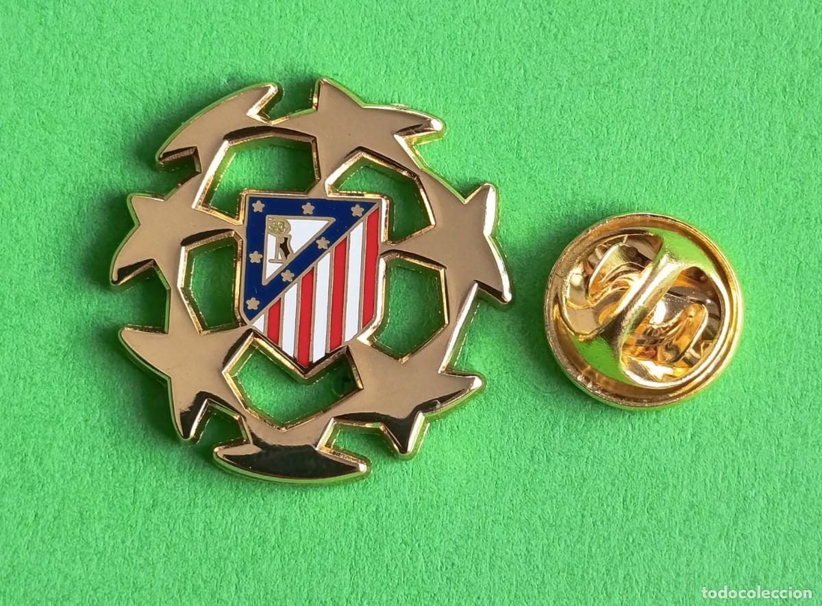 Pins de colecci&oacute;n: PIN FUTBOL - ESMALTE - LOGO CHAMPIONS - ESCUDO ATLETICO DE MADRID