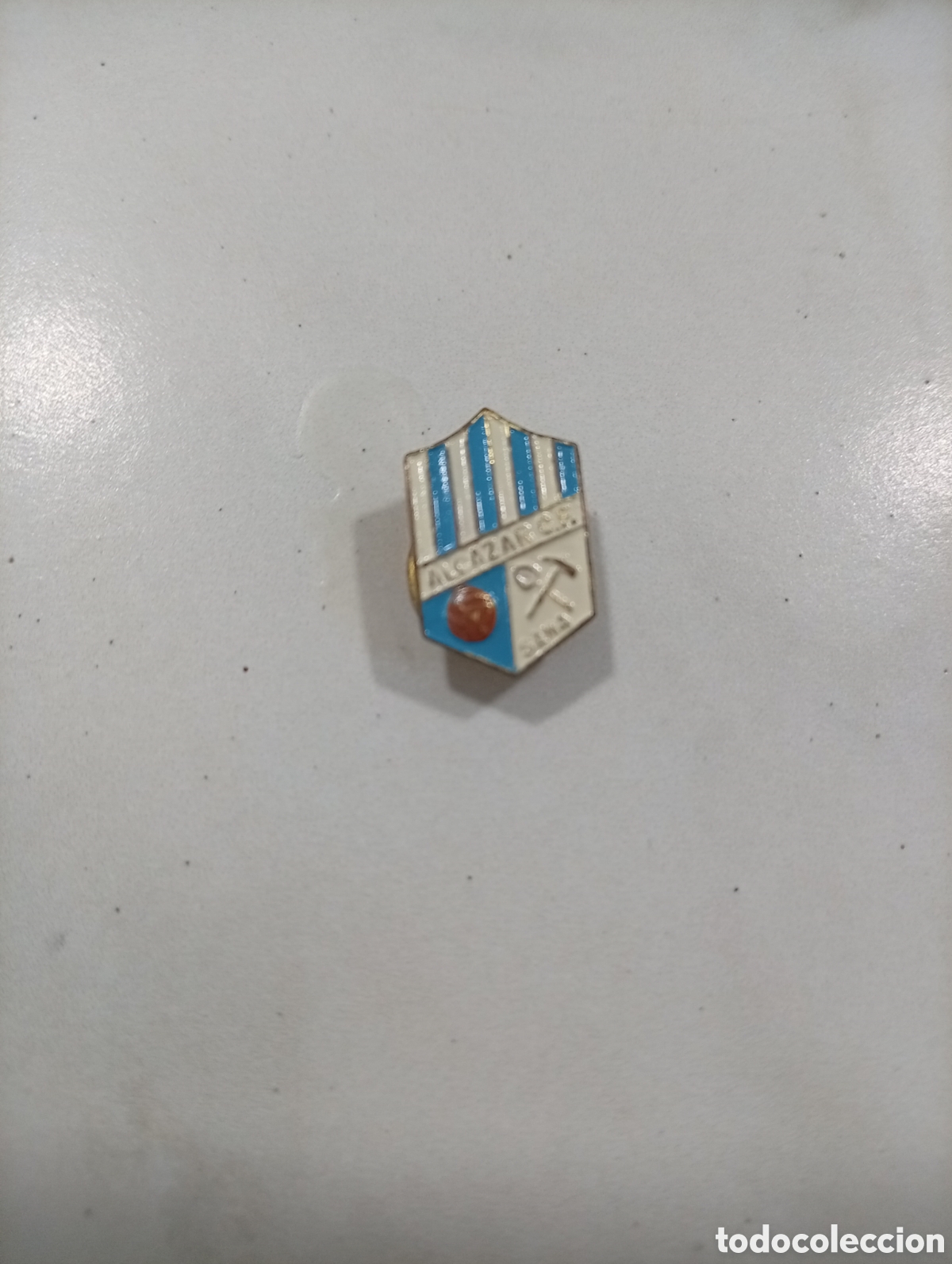 Pins de colecci&oacute;n: Pin ojal futbol sama Alc&aacute;zar