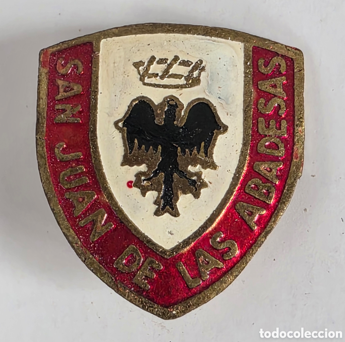 Pins de colecci&oacute;n: Insignia aguja San Juan de las Abadesas - Girona - Sant Joan de les Abadesses
