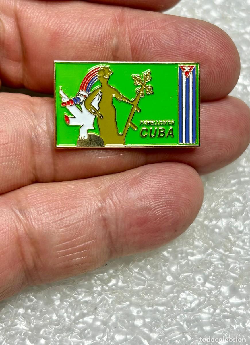 Pins de colecci&oacute;n: 4111.Pin recuerdo del Pabell&oacute;n de Cuba en la Exposici&oacute;n Universal de 1992 de Sevilla (Expo 92)