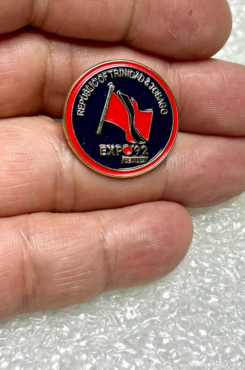 Pins de colecci&oacute;n: 4113.Pin del Pabell&oacute;n de la Rep&uacute;blica de Trinidad y Tobago (Expo '92)
