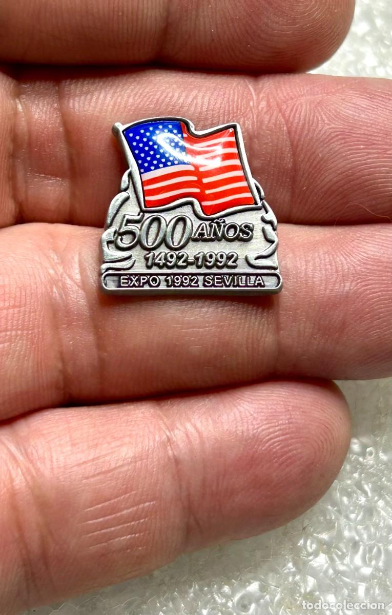 Pins de colecci&oacute;n: 4114.Pin de la Expo 92 de Sevilla del quinto centenario del Descubrimiento de Am&eacute;rica