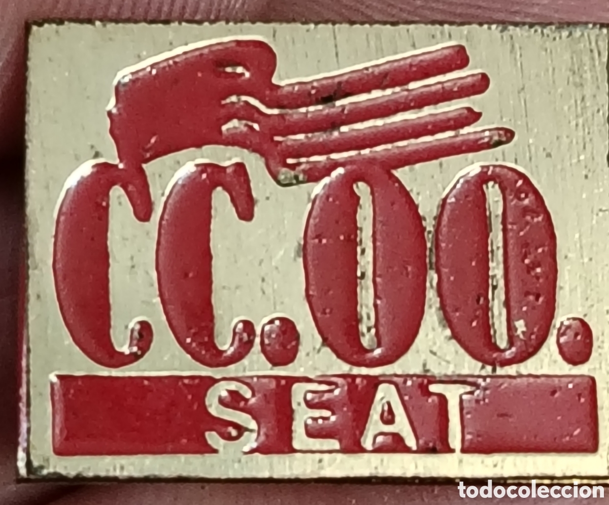 Pins de colecci&oacute;n: Insignia CCOO (Comisiones Obreras) Seat