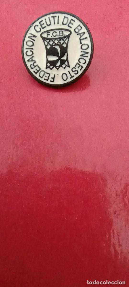 Collection pins: Pin Federaci&oacute;n Ceut&iacute; de Baloncesto - Ceuta