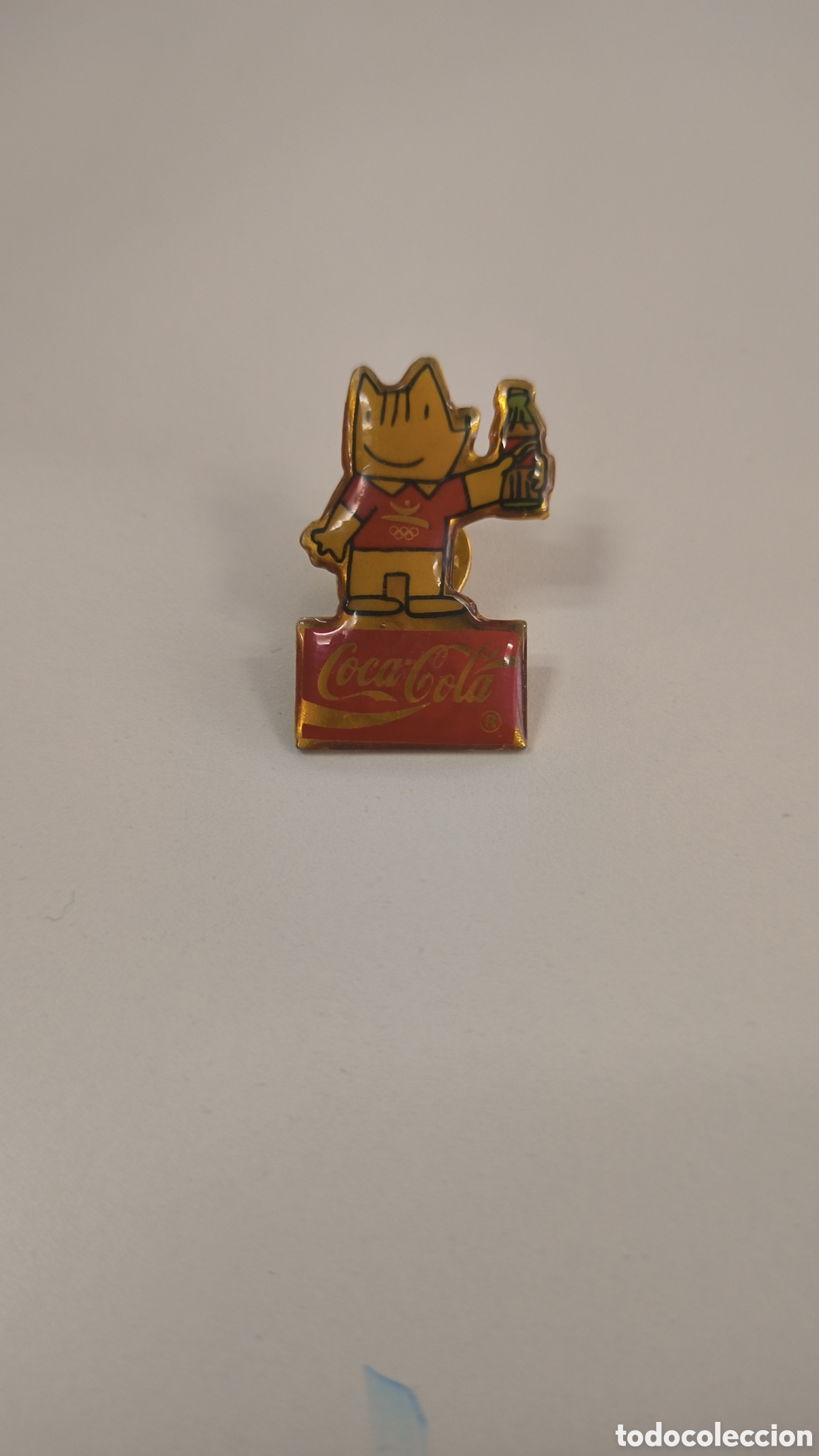 Pins de colecci&oacute;n: Pin vintage de colecci&oacute;n de Cobi, la mascota oficial de los Juegos Ol&iacute;mpicos de Barcelona 1992, en