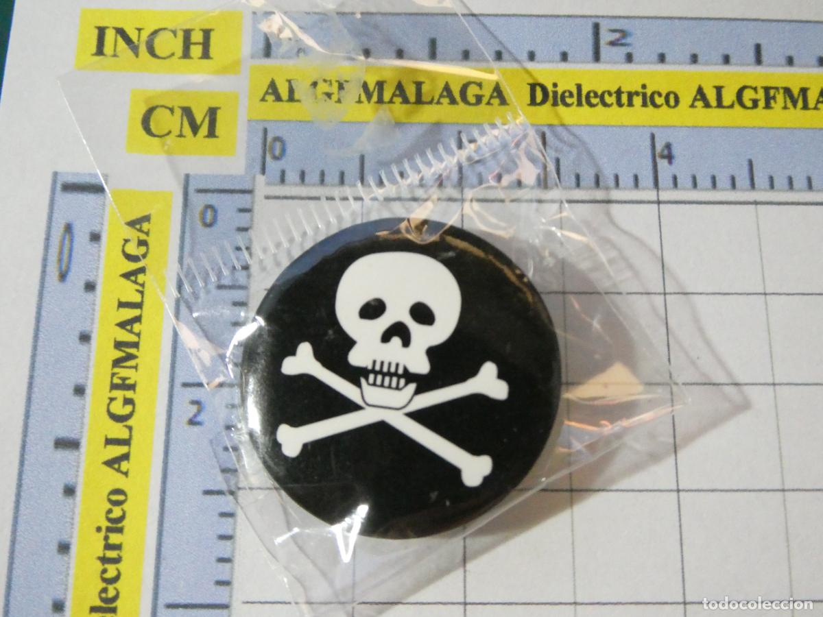 Pins de colecci&oacute;n: CHAPA BROCHE INSIGNIA. T&Eacute;TRICA BIZARRO PUNK MUERTE ANTISISTEMA ANARQU&Iacute;A CALAVERAS HUESOS. NO PIN