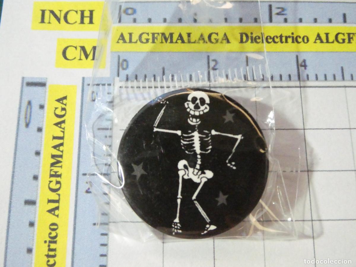 Pins de colecci&oacute;n: CHAPA BROCHE INSIGNIA. T&Eacute;TRICA BIZARRO PUNK MUERTE ANTISISTEMA ANARQU&Iacute;A CALAVERA ESQUELETO. NO PIN