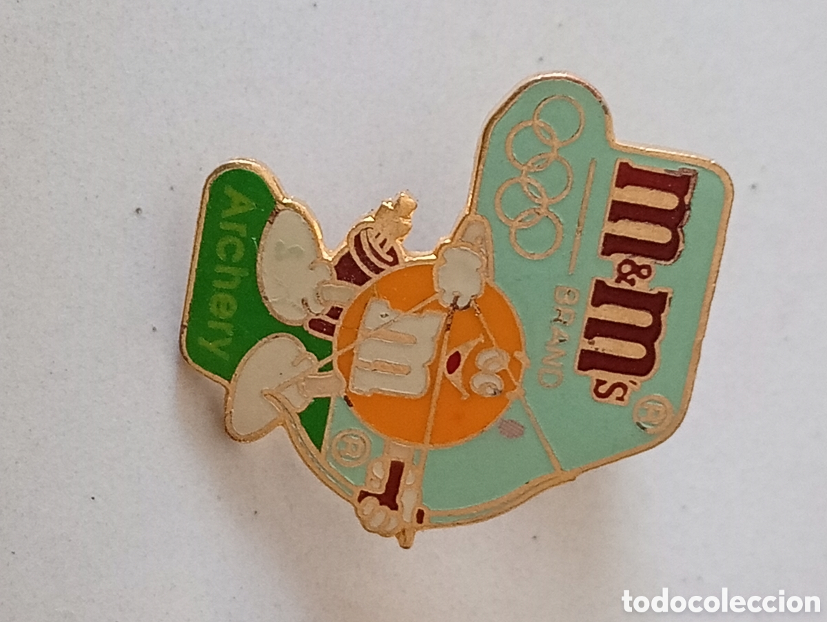 Pins de colecci&oacute;n: Pins M&Ms, lote de 9 - Foto 2