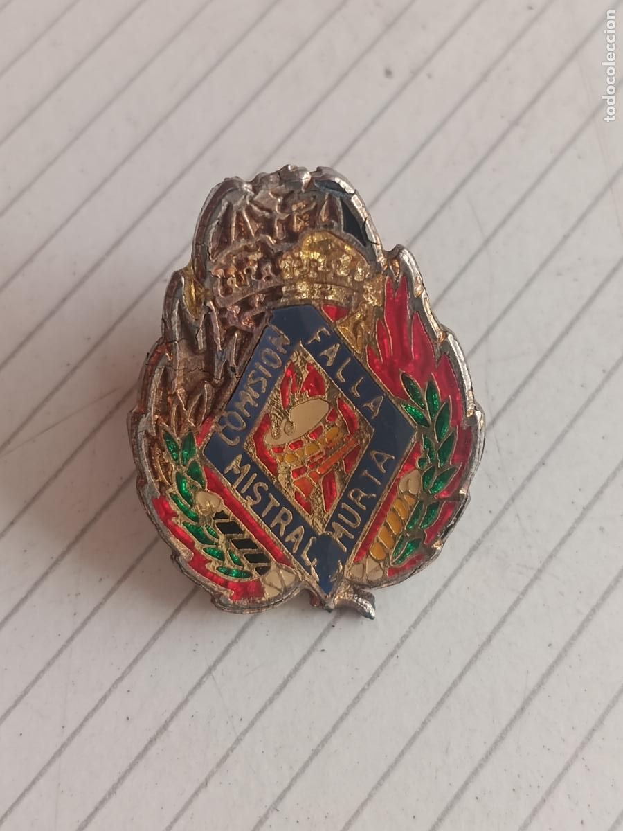 Pins de colecci&oacute;n: Fallas de Valencia. Pin de la falla Mistral Murta