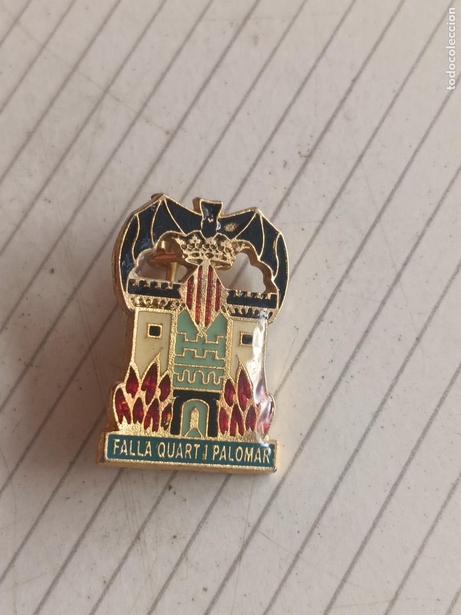 Pins e Spille di collezione: Fallas de Valencia. Insignia de la Falla Quart i Palomar