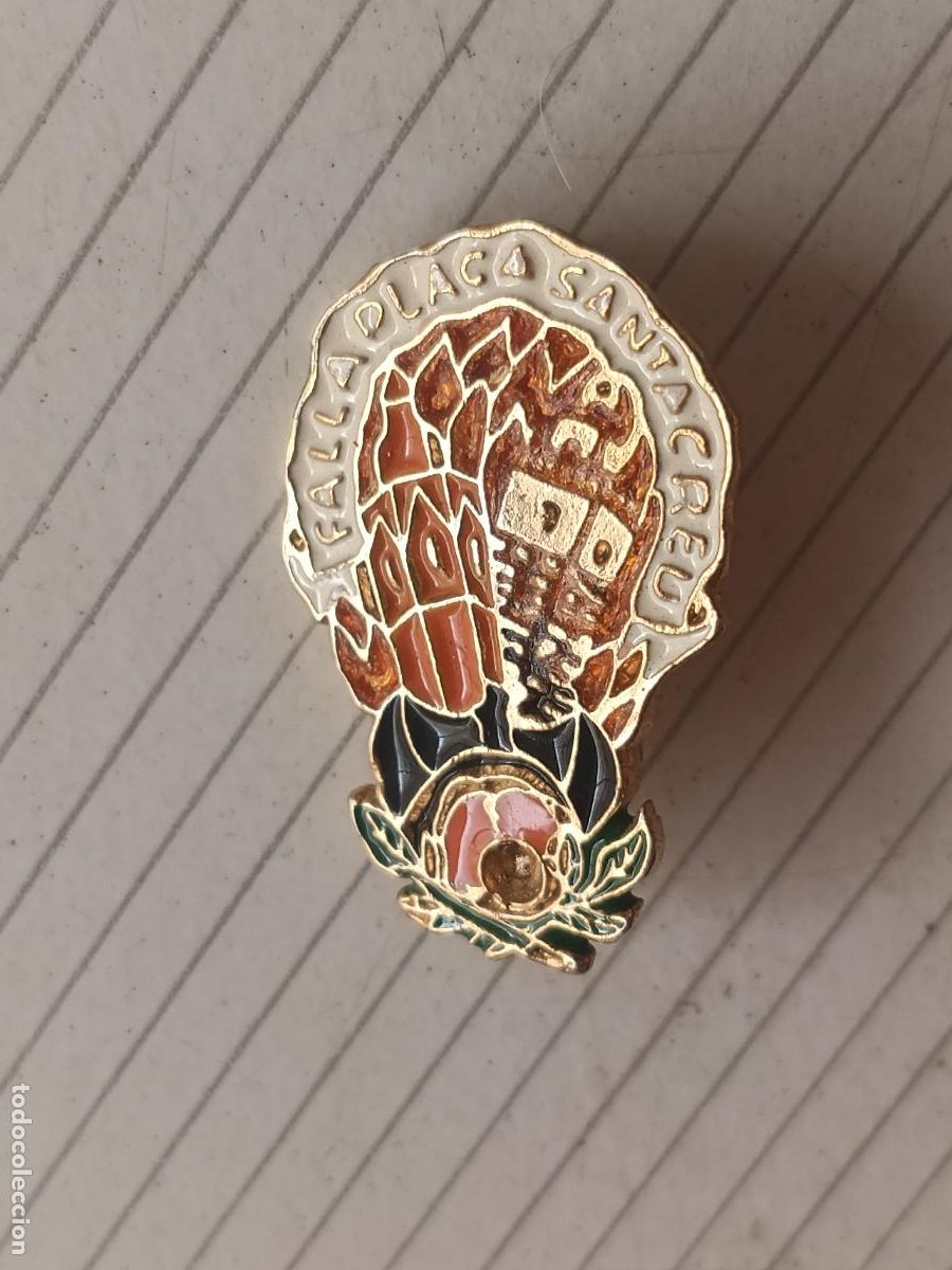 Pins de cole&ccedil;&atilde;o: Insignia de la falla Santa Creu. Fallas de Valencia