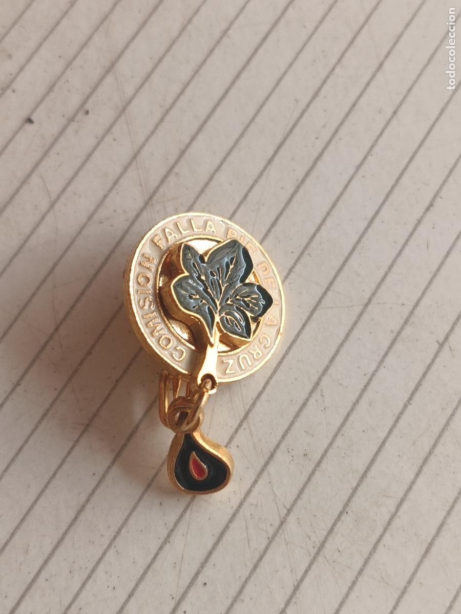Pins de cole&ccedil;&atilde;o: Insignia de la falla Pie de la Cruz. Fallas de Valencia