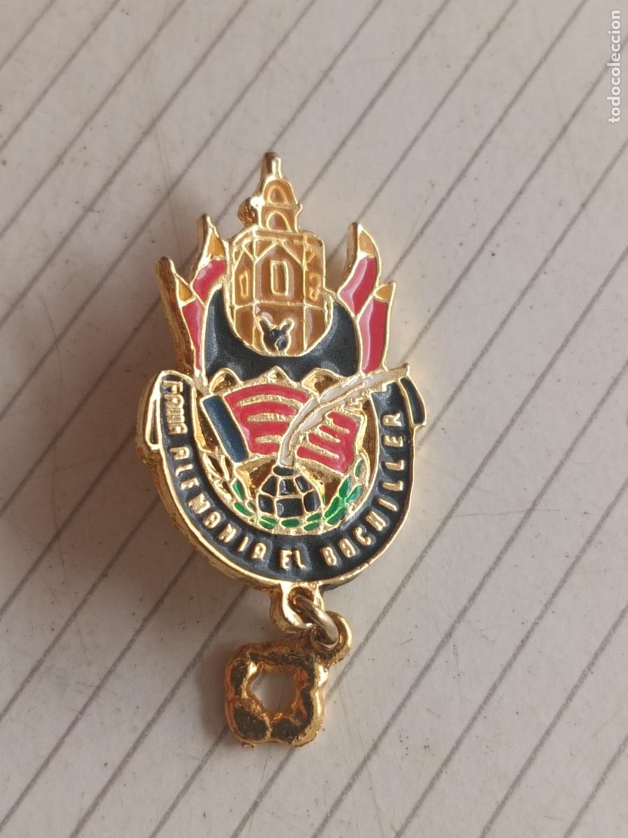 Pins de colecci&oacute;n: Insignia de la Falla Alemania El Bachiller. Fallas de Valencia
