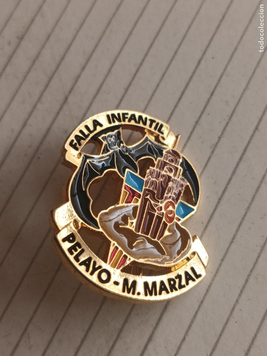 Pins de colecci&oacute;n: Insignia de la Falla Pelayo M. Marzal. Fallas de Valencia