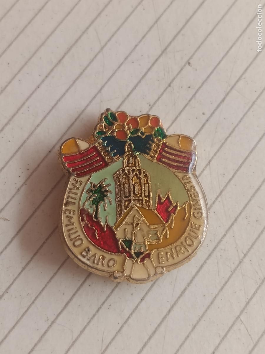 Pins de colecci&oacute;n: Insignia de la Falla Emilio Baro Enrique Ginesta. Fallas de Valencia