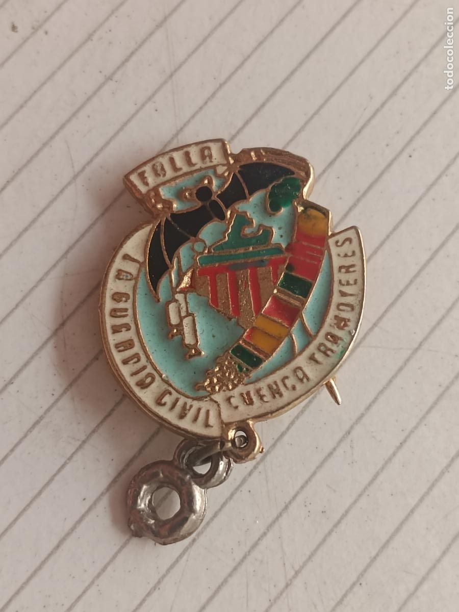 Pins de colecci&oacute;n: Insignia de la Falla Guardia Civil Cuenca Tramoyeres. Fallas de Valencia
