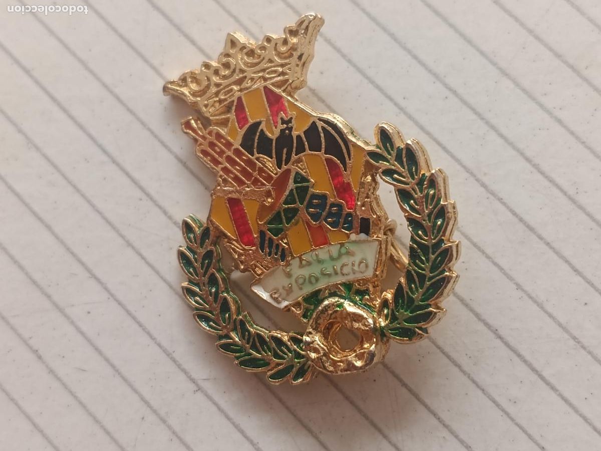 Pins de colecci&oacute;n: Insignia fallera de la Falla Exposicio. Fallas de Valencia