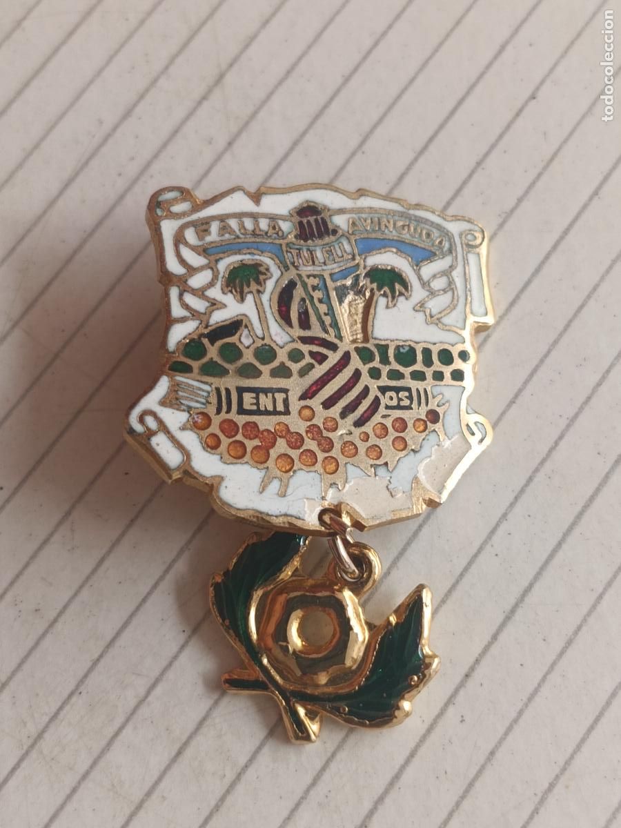Pins de colecci&oacute;n: Insignia fallera de la FALLA TULELL AVINGUDA | Alzira. Fallas de Valencia