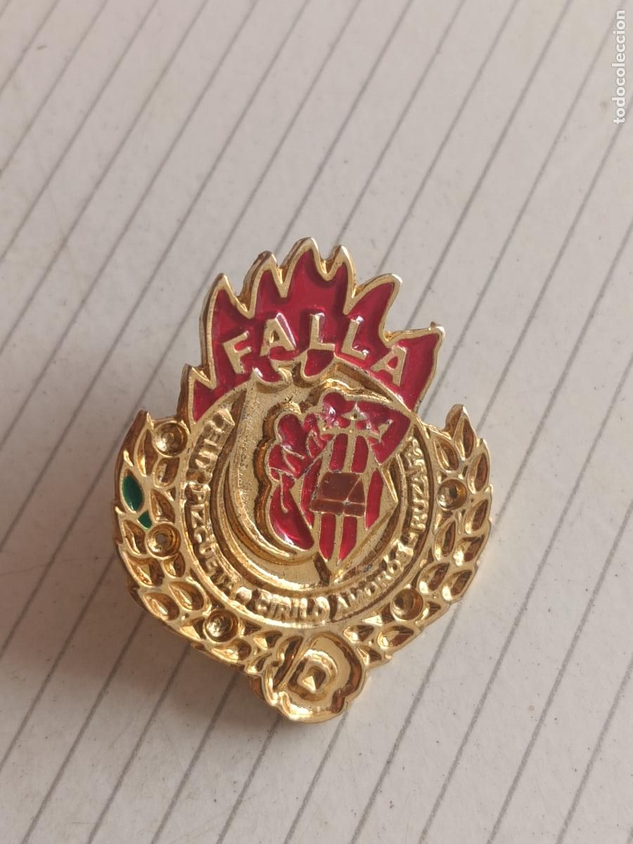 Pins de colecci&oacute;n: Insignia fallera de la falla Pizcueta Cirilo Amor&oacute;s- Fallas de Valencia