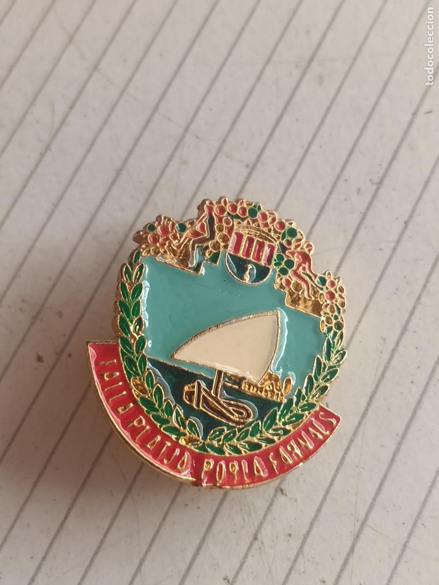 Pins de colecci&oacute;n: Insignia fallera de la Falla Platja Pobla de Farnals - Fallas de Valencia
