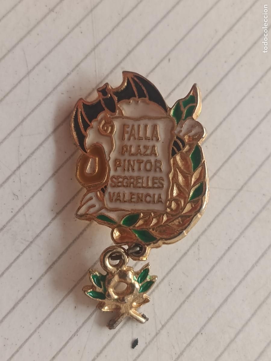 Pins de colecci&oacute;n: Insignia fallera de la Falla Pintor Segrelles - Fallas de Valencia