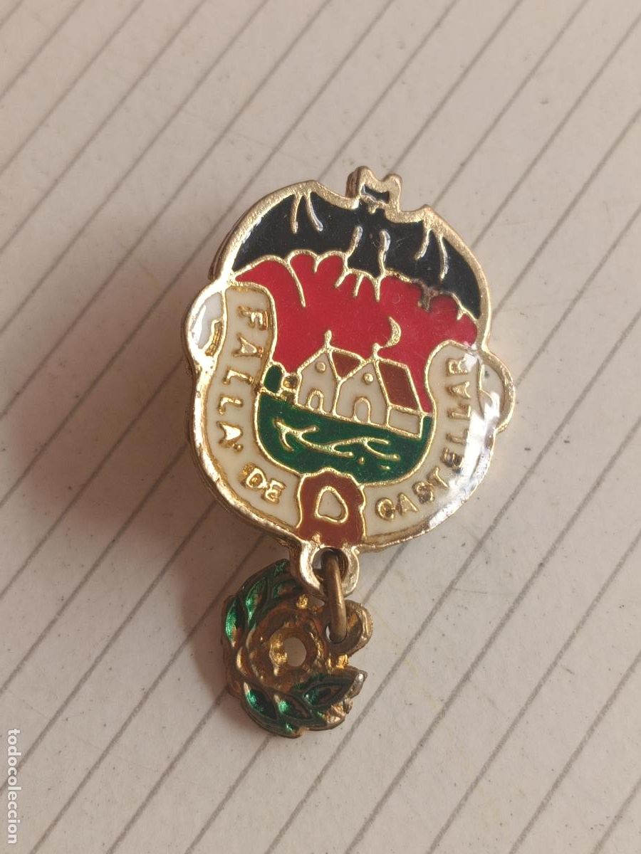 Pins de colecci&oacute;n: Insignia fallera de la Falla de Castellar - Fallas de Valencia