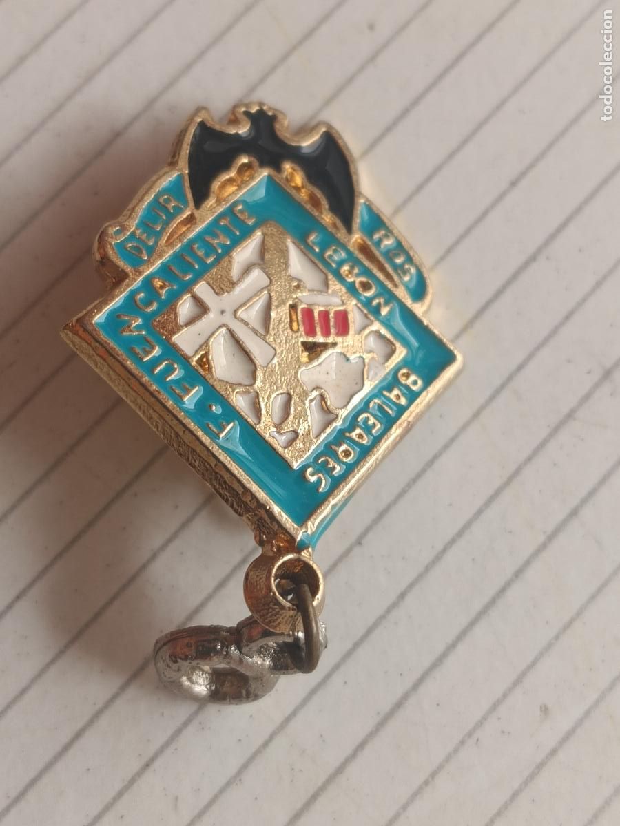 Pins de colecci&oacute;n: Insignia fallera de la Falla Fuencaliente Leb&oacute;n Baleares - Fallas de Valencia