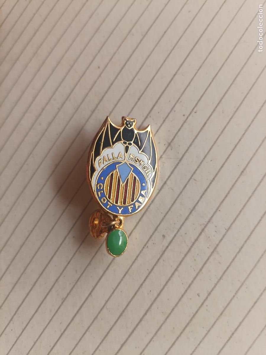 Pins de colecci&oacute;n: Insignia fallera de la Falla Clot y Faba, Plaza San Gil. Fallas de Valencia